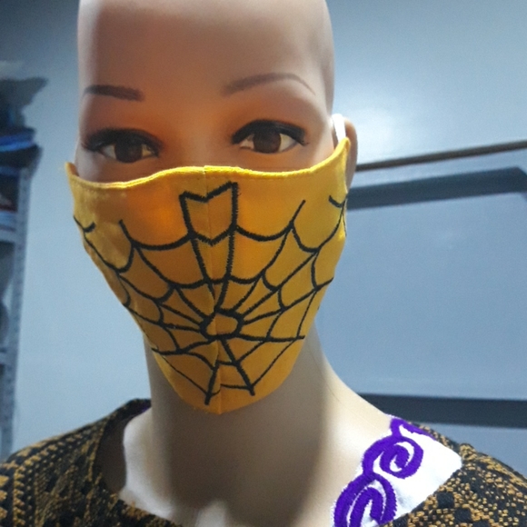 Mexican Embroidered Face Mask - Picture 2 of 4